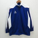 z■ルコックスポルティフ/lecoqsportif ジャージ/トレーニングウェア/トラックジャケット【160】青/kids/127【中古】