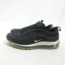 y■【27cm】ナイキ/NIKEエアマックス97 AIRMAX97 レザースニーカー■黒MENS/67【中古】