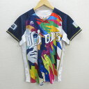 R■Majestic社製 埼玉西武ライオンズ/Lions レプリカユニホーム/応援グッズ 野球■マルチ【メンズS】MENS/70【中古】■