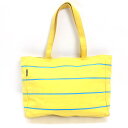 H■ジムトンプソンJIM THOMPSON ボーダーキャンバストートバッグ/黄/BAG/LADIES■65【中古】