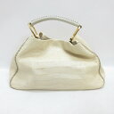 k■サザビー/SAZABY 型押しレザー トートバッグ/ハンドバッグ/BAG/LADIES■144【中古】