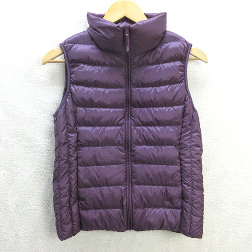 R■ユニクロ/UNIQLO ウルトラライトダウンベスト アウター ■紫系【S】 LADIES/70【中古】■ R■ユニクロ/UNIQLO ウルトラライトダウンベスト アウター ■紫系【S】 LADIES/70【中古】■