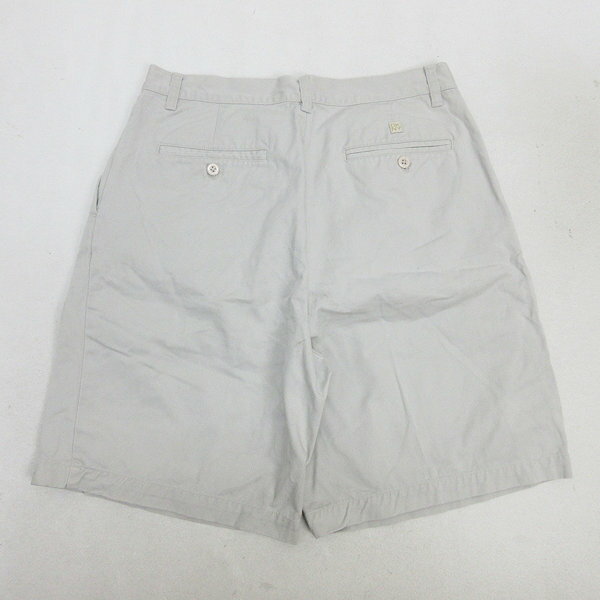 z■ダナキャラン/DKNY コットンハーフパンツ【33】薄灰/men's/217【中古】■