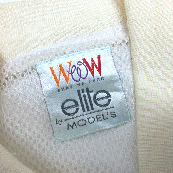 G■エリートモデル/Elite MODELS ナイロンジャケット【L程度】白/men's/86【中古】■