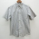 z■日本製■シップス/SHIPS 総柄 半袖BDシャツ 【M】MENS/75【中古】(4)