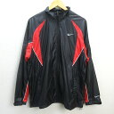 G■ナイキ/NIKE ウインドブレーカージャケット/スポーツウエア【XL】黒/men's/46【中古】■