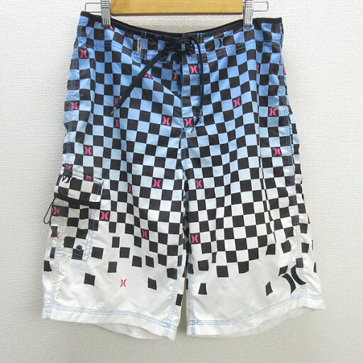 G■ハーレー/Hurley スイムパンツ/ ボードショーツ【32】青系/men's/85【中古】■ G■ハーレー/Hurley スイムパンツ/ ボードショーツ【32】青系/men's/85【中古】■