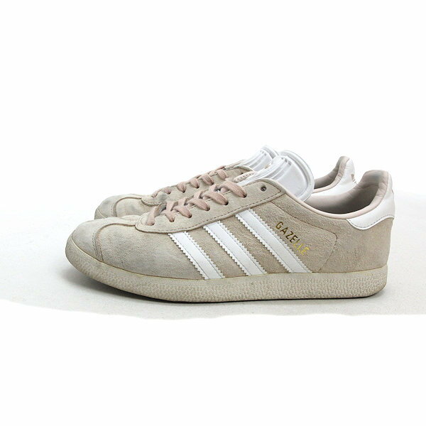 s■【23.5cm】アディダス/adidas GAZELLE W ガゼル スニーカー B41660■ベージュ/LADIES/1【中古】