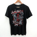 y■メキシコ製■ハードロックカフェ/HardRock Cafe 2018 OSAKA プリントTシャツ■黒【メンズM】MENS/78【中古】