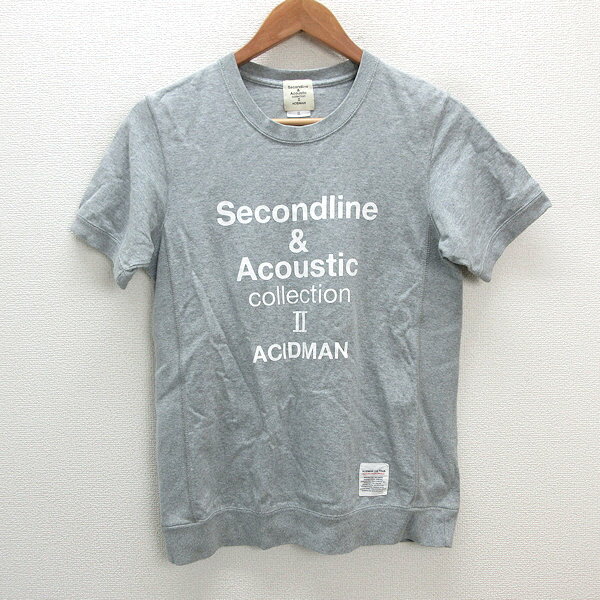 a■アシッドマン/ACIDMAN LIVE TOUR “Second line & Acoustic collection ” ライブTシャツ【S】灰/MENS/9【中古】