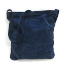 y■美品■アニエスベー/agn?s b 豚革 ピッグレザーショルダーバッグ/BAG■紺LADIES/61【中古】