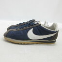 Q■【24cm】ナイキ/NIKE コルテッツCLASSIC CORTEZ NYLON ナイロンスニーカー■紺LADIES/22【中古】