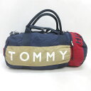 G■トミーヒルフィガー/TOMMYHILFIGER ショルダーバッグ■紺ベージュ/men's/12【中古】■