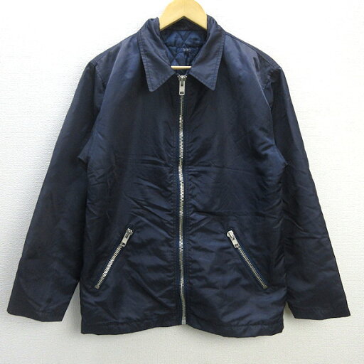 G■シップス/SHIPS ナイロンジャケット【M】紺/men's/67【中古】 G■シップス/SHIPS ナイロンジャケット【M】紺/men's/67【中古】