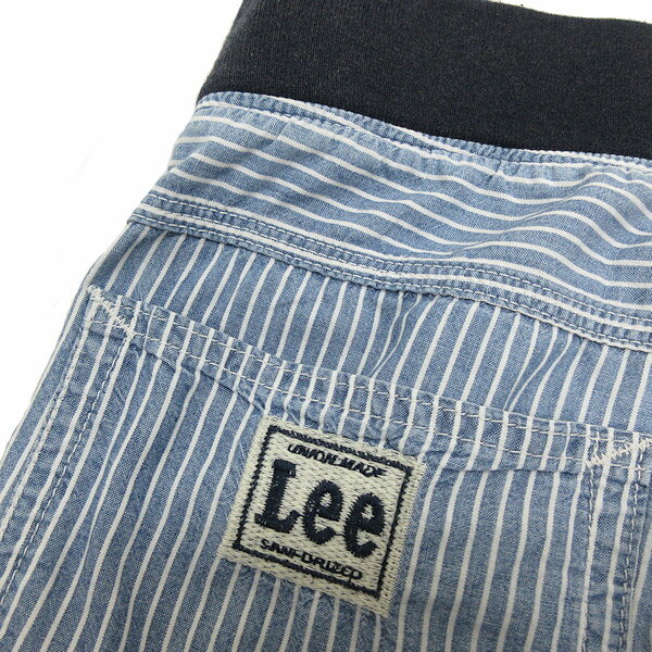a■リー/LEE 40500 ストライプ柄 イージーパンツ【28】水色/MENS/161【中古】