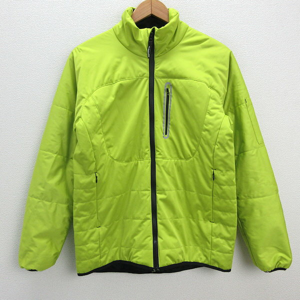 s■ワークマン/workman HJ001 エアライトstretchジャンパー【M】ライムイエロー/MENS/137【中古】