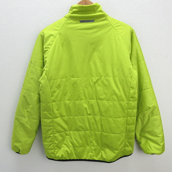 s■ワークマン/workman HJ001 エアライトstretchジャンパー【M】ライムイエロー/MENS/137【中古】