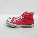 s■【25.5cm】コンバース/CONVERSE ALL STAR キャンバス スニーカー■赤/MENS/42【中古】