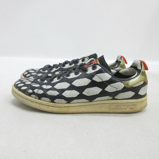 Q■14SS【26.5cm】アディダス/ADIDAS スタンスミスSTAN SMITH WC ワールドカップ レザースニーカー■黒MENS/26【中古】【新品】 Q■14SS【26.5cm】アディダス/ADIDAS スタンスミスSTAN SMITH WC ワールドカップ レザースニーカー■黒MENS/26【中古】【新品】