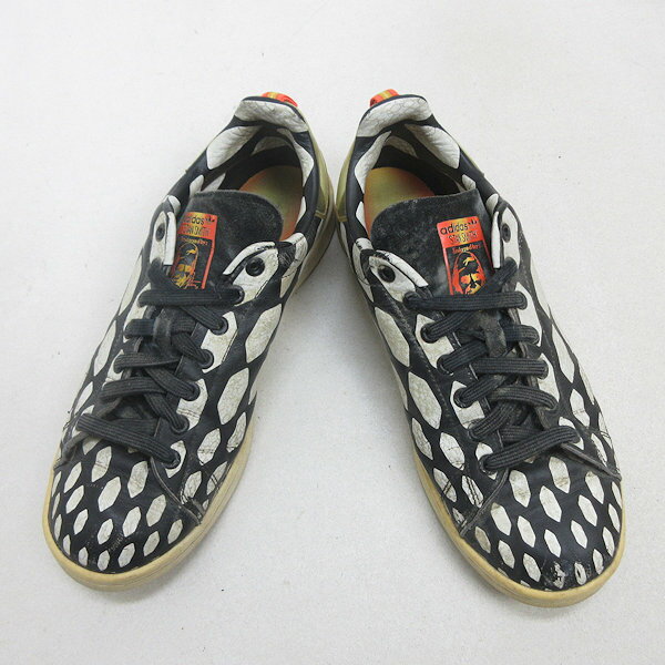 Q■14SS【26.5cm】アディダス/ADIDAS スタンスミスSTAN SMITH WC ワールドカップ レザースニーカー■黒MENS/26【中古】【新品】