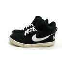 y■【27cm】ナイキ/NIKEコートバーCOURT BOROUGH MID SLスニーカー■黒MENS/7【中古】