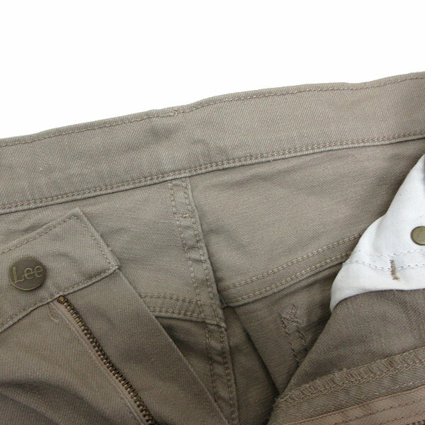a■リー/Lee ストレッチ コットンパンツ【33】ベージュ/MENS/65【中古】