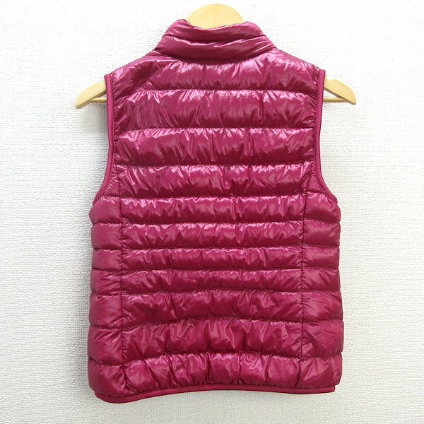 U■ユニクロ/UNIQLO ウルトラライトダウンベスト【S】ピンク/LADIES/82【中古】■