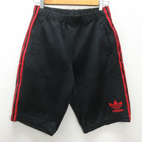 D■90年代■アディダス/adidas ジャージ ハーフパンツ【L】黒/MENS/67【中古】