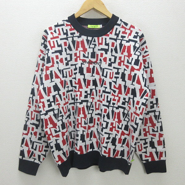 H■ビバハート/VIVA HEART 011-15910 コンフォートストレッチ タイポジャガードニットセーター【50】MEN..