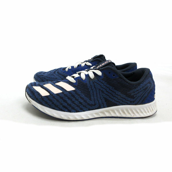 楽天マニライズa■【23.5cm】アディダス/adidas AQ0131 Aero BOUNCE スニーカー 紺/LADIES/63【中古】