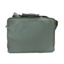 y■日本製■ラゲッジレーベル/LUGGAGE LABEL 2WAYブリーフケース/ショルダーバッグ■カーキ/BAG/60【中古】