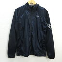 z■オークリー/OAKLEY 412060 ウインドブレーカー/ジャージ スポーツウエア【L】紺/men's/157【中古】