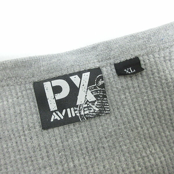 G■アヴィレックス/AVIREX ロンT/カットソー【XL】灰/men's/7【中古】■