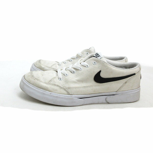 y■【28.5cm】ナイキ/NIKE GTS 039 16 TXTグレート テニスシューズ/スニーカー■白MENS/39【中古】