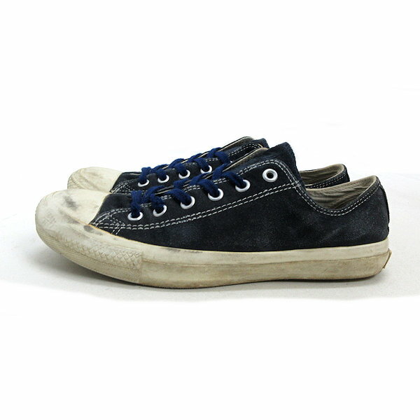 y■【26.5cm】コンバース/CONVERSE ALLSTAR チャックテーラー スエードレザースニーカー■紺MENS/43【中古】