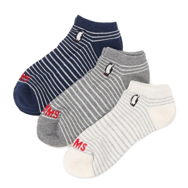CHUMS(チャムス) 3P Booby Border Ankle Socks/