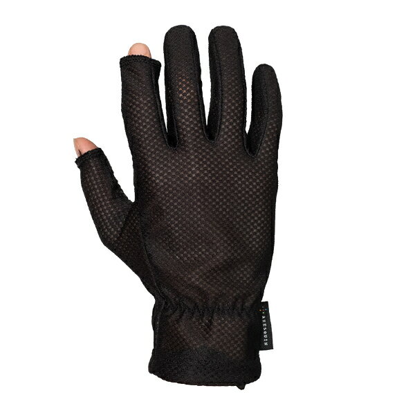AXESQUIN(アクシーズクイン) Super Fit Mesh Glove ブラック L AG3821 グローブ 手袋 1
