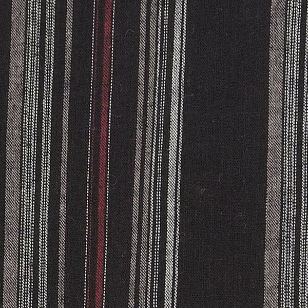 浴衣 メンズ 3点セット 大きいサイズ 上質ワンタッチ帯付 男 紳士 仕立て上がり 綿麻 涼しい天然繊維 黒 縞 LL 帯・下駄おまかせになります