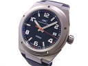 【美品】IWC　IW322703　インヂュニア　AMG　チタン×ソフトストラップ　黒文字盤　自動巻き