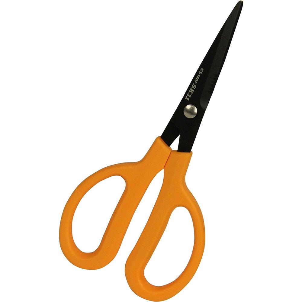 SK11 クラフト工作はさみ フッ素樹脂加工 [大工 道具 万能鋏 切断] KS-180F