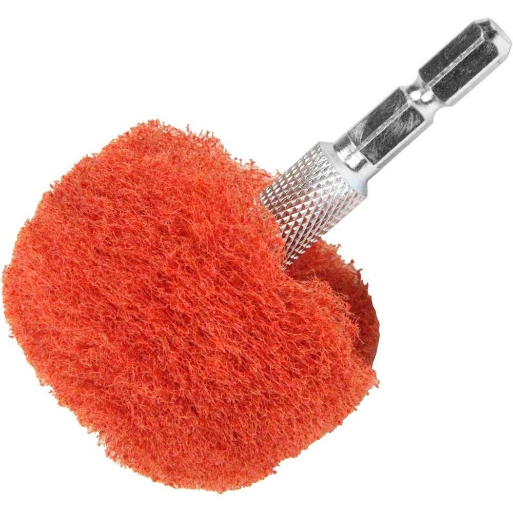 SK11 おそうじアフロ君 ジュニア [先端工具 ドリル アクセサリ スポンジ サビ 汚れ落とし] #1000mm 50mm