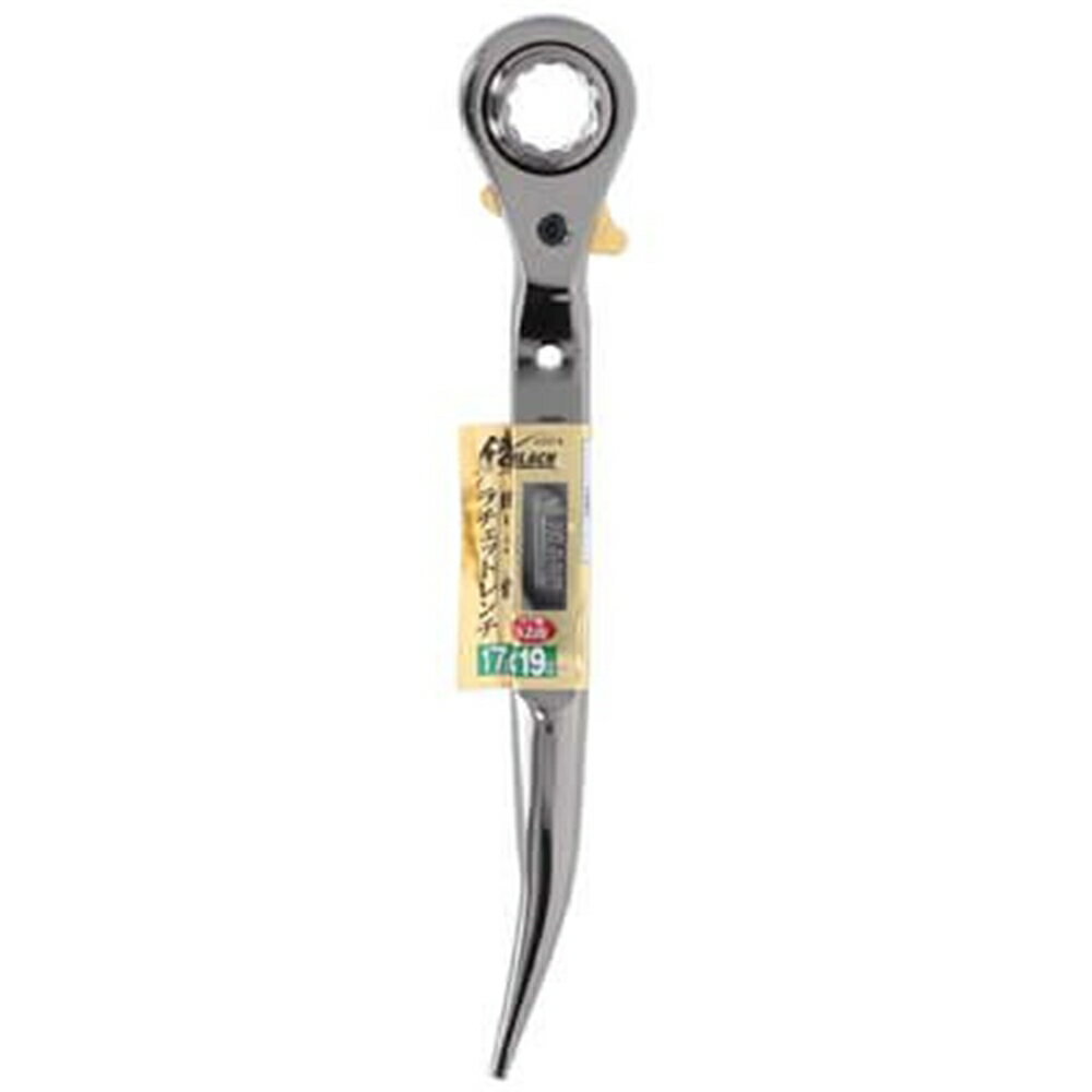 高儀 侍BLACK 両口ラチェットレンチ[工具 足場 組立 解体] 17×19mm