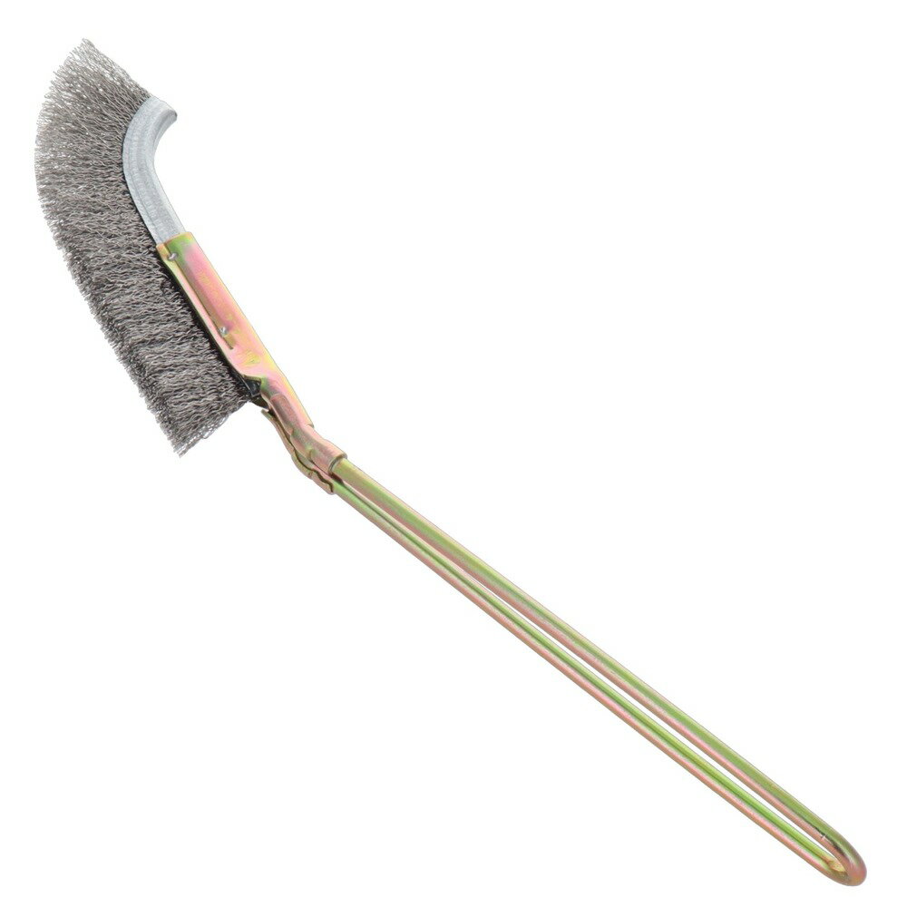 H＆H メンテナンスブラシ J型 ステンレス [作業工具 サビ落とし 酸性 アルカリ性溶液中 研磨 高温] #90K