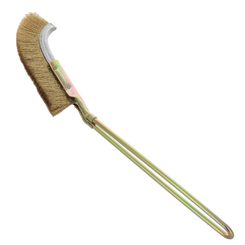 H＆H メンテナンスブラシ J型 真鍮 [作業工具 銅 研磨 木目出し 起毛] #91K