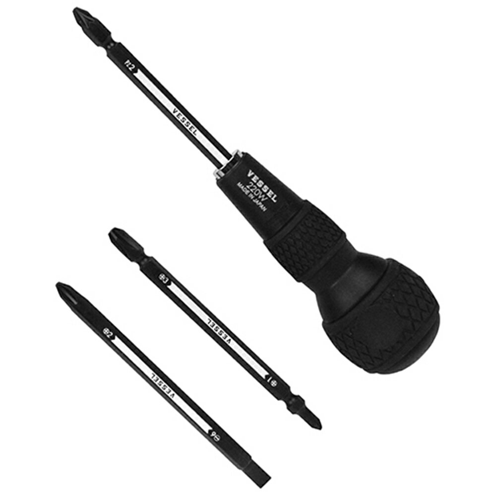 ベッセル ボールグリップ差替ドライバー 220W-3