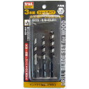 TRAD 3本組木工ドリルセット 6/8/10mm TWD-301