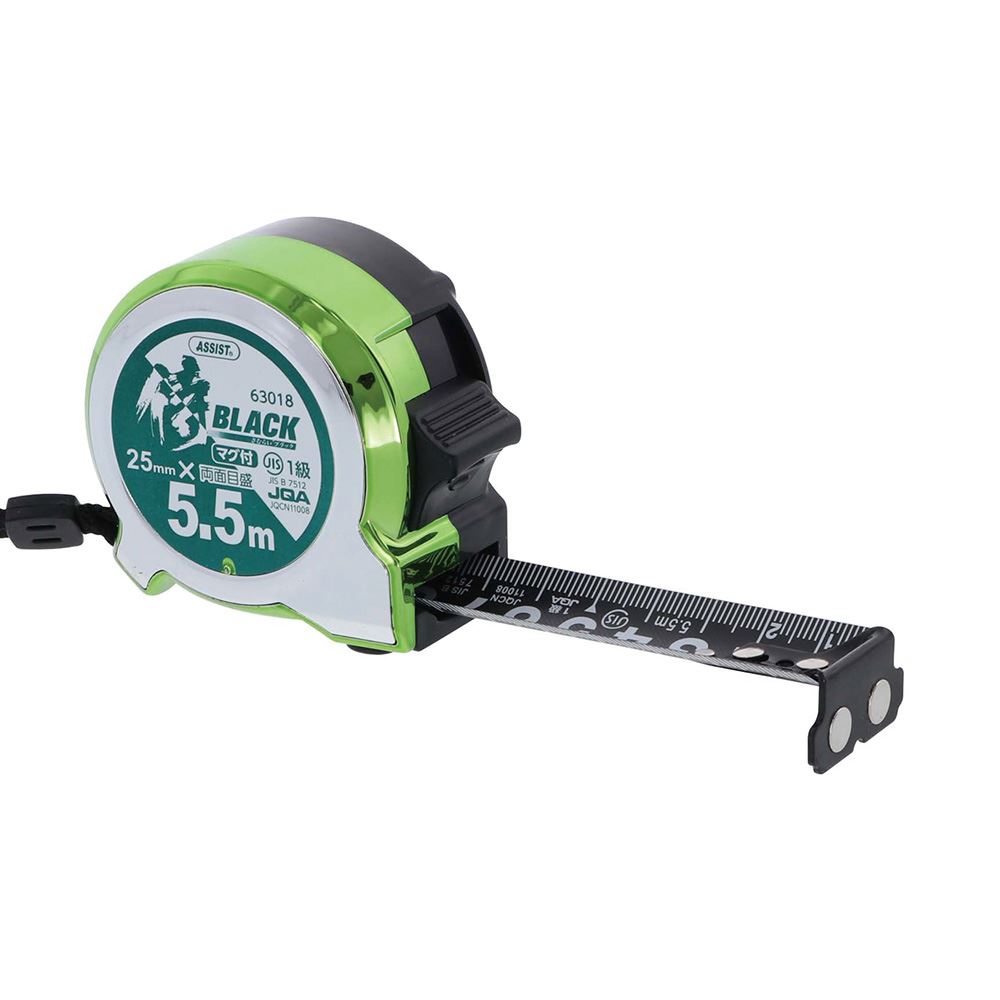 ⵷ BLACK ֥åơסĶѥȥ٥å ޥ [ȹ ¬ ¬ ٥å ᥸㡼 դ] 25mm5.5m