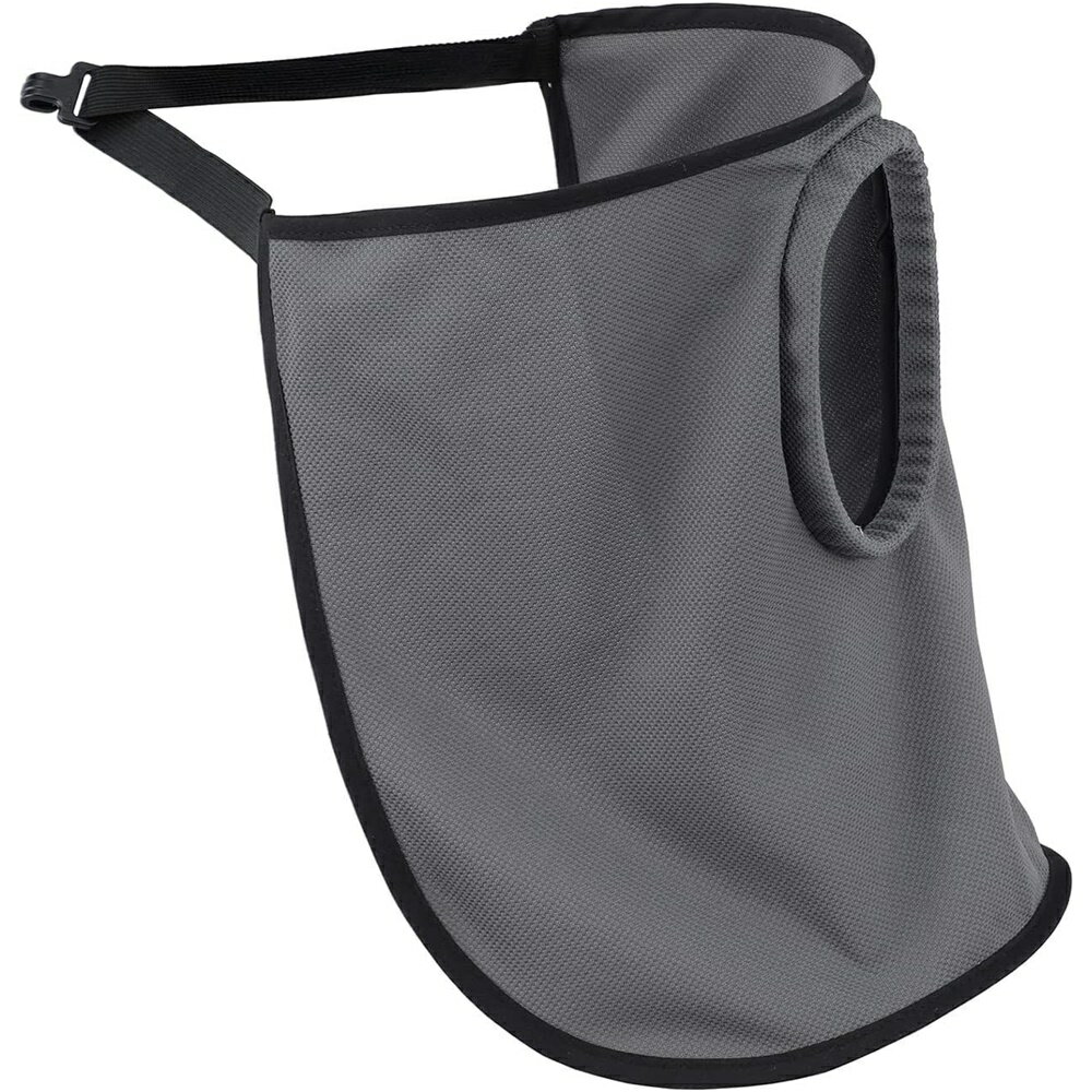 トーヨーセフティー へルメット取付式送風機専用防暑タレ [工事 建設 工場 暑さ対策 蒸れ 換気 熱中症予防] No.7704 グレー