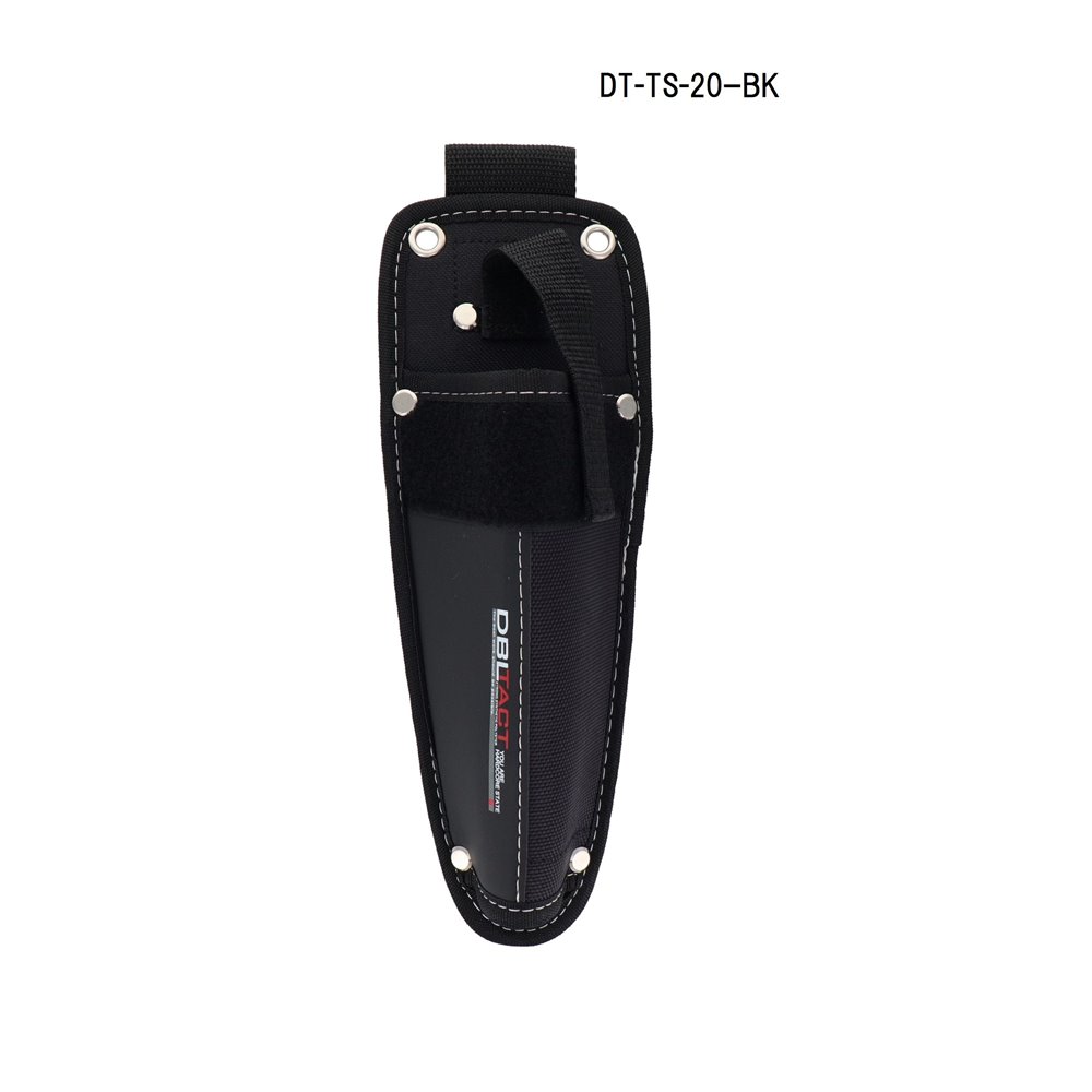 DBLTACT(ダブルタクト) ペン型充電ドライバー用ケース ブラック [工具 作業用品 収納 工具入れ 腰袋 軽い 丈夫 シンプル] DT-TS-20ーBK 1