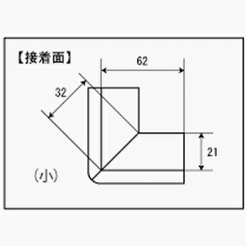 【在庫処分】カーボーイ 安心クッション コーナー用L字型 小 レッド
